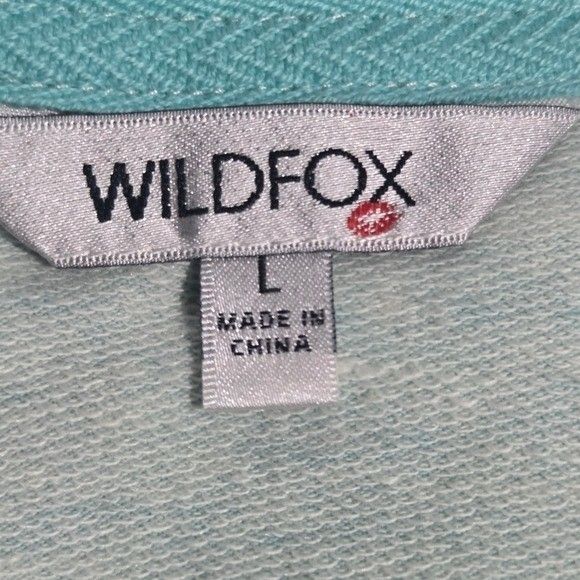 Wildfox Relaxed Fit Super Soft Sweatshirt And Short Lounge Pajama Set L Striped - Picture 3 of 7